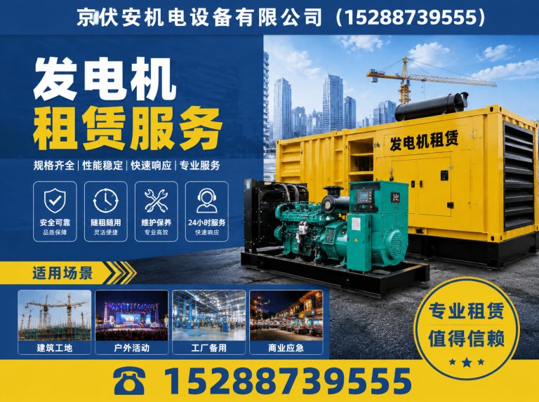 乐山发电车租赁展示图